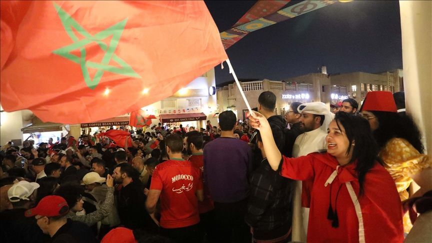 ادامه شادی مراکشی ها / شکست پرتغال و صعود به نیمه نهایی