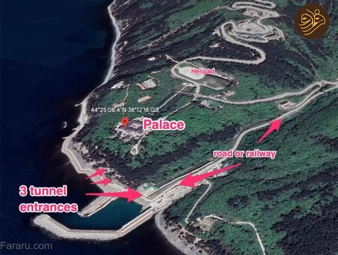 افشای مخفیگاه زیرزمینی پوتین مجهز به کلیسا، کازینو و سالن قلیان اختصاصی