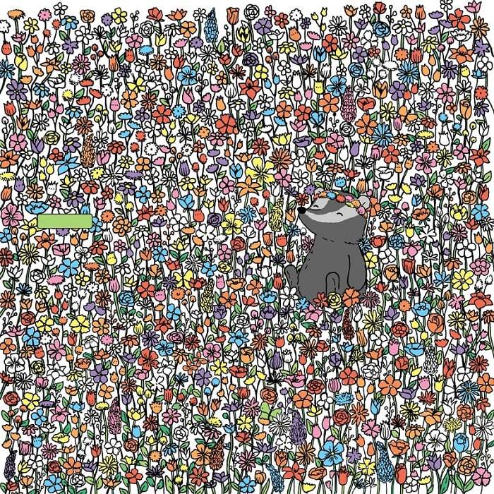 باشگاه مغز | پروانه های پنهان بین گل ها را پیدا کنید