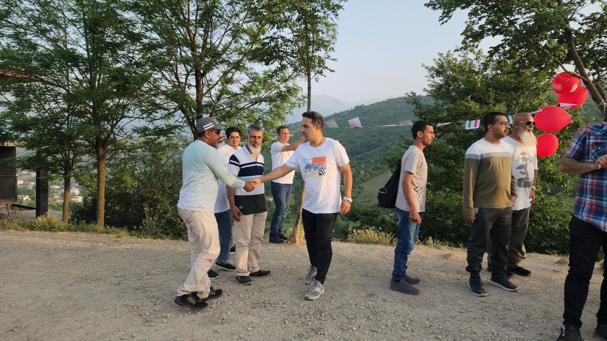 استقبال مردم کلاردشت از سفر سلطان عمان (عکس)