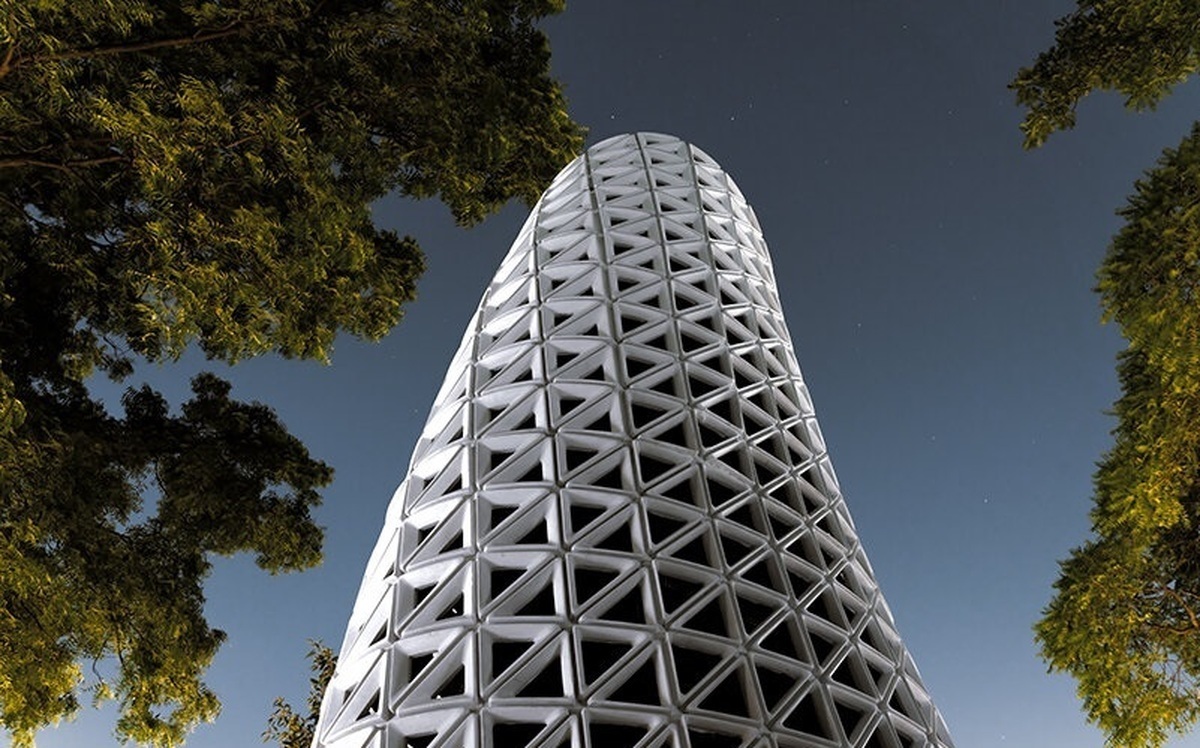 یک برج عجیب برای پاک کردن هوای آلوده‌ترین شهرها (عکس)